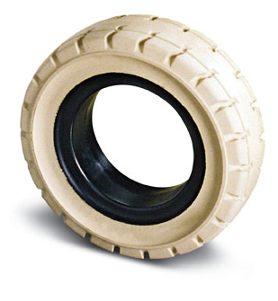 Elastomeric non-marking tire