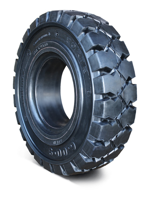 Wide wall solid tires