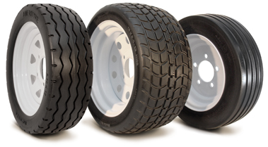 Flat Free Golf Cart & Industrial Vehicle Tires 